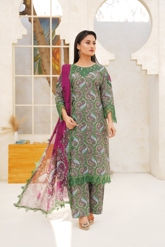 Jashn-e-Baharan J-05 | Emb & Printed