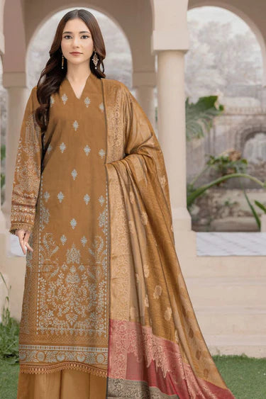 Anaya Gold Print Lawn-3PC