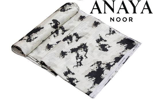 Anaya All Over Print Khaddar Shirt&Trouser-2PC