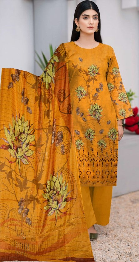 MaheRooh Emb Lawn-3PC