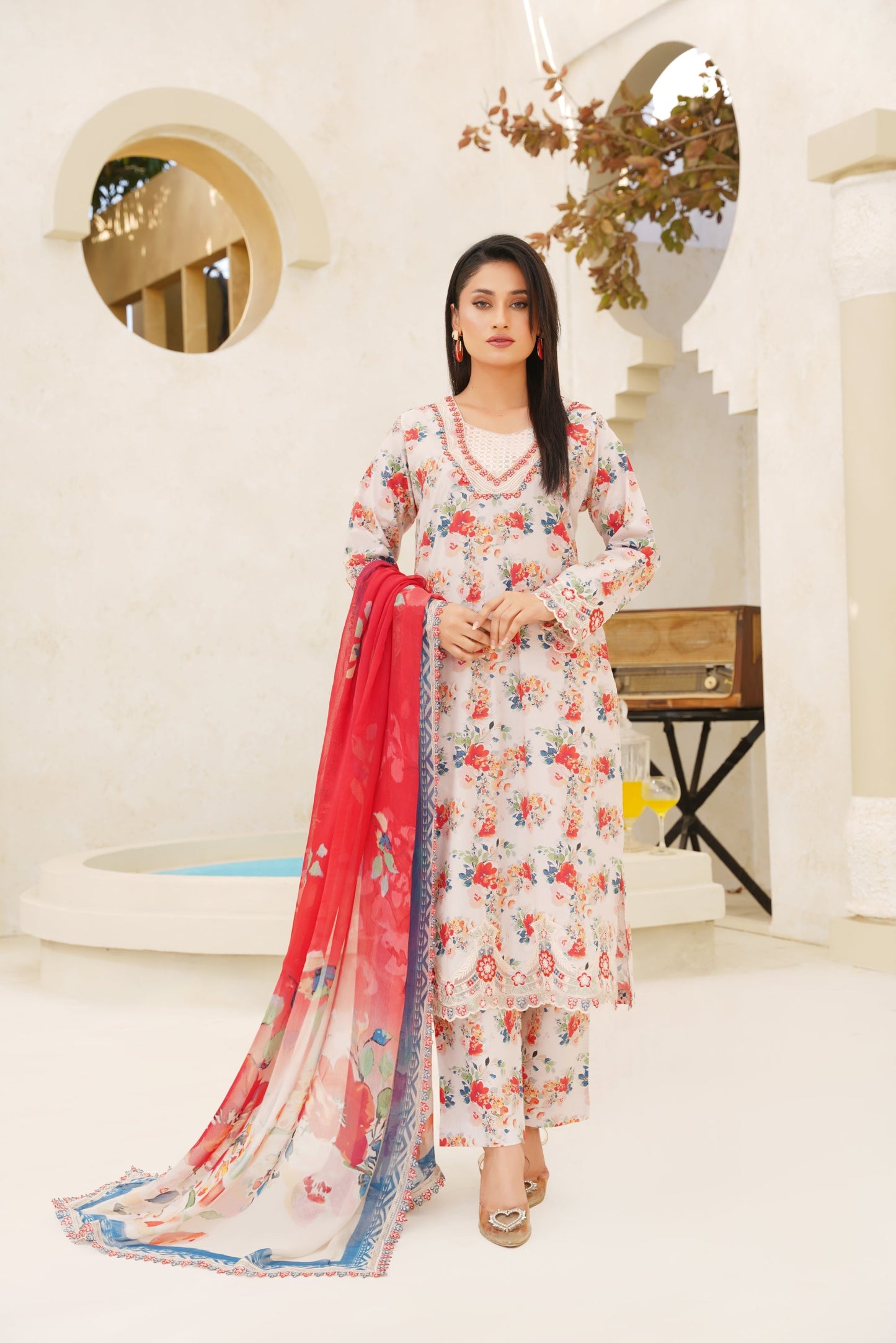 Jashn-e-Baharan J-06 | Emb & Printed