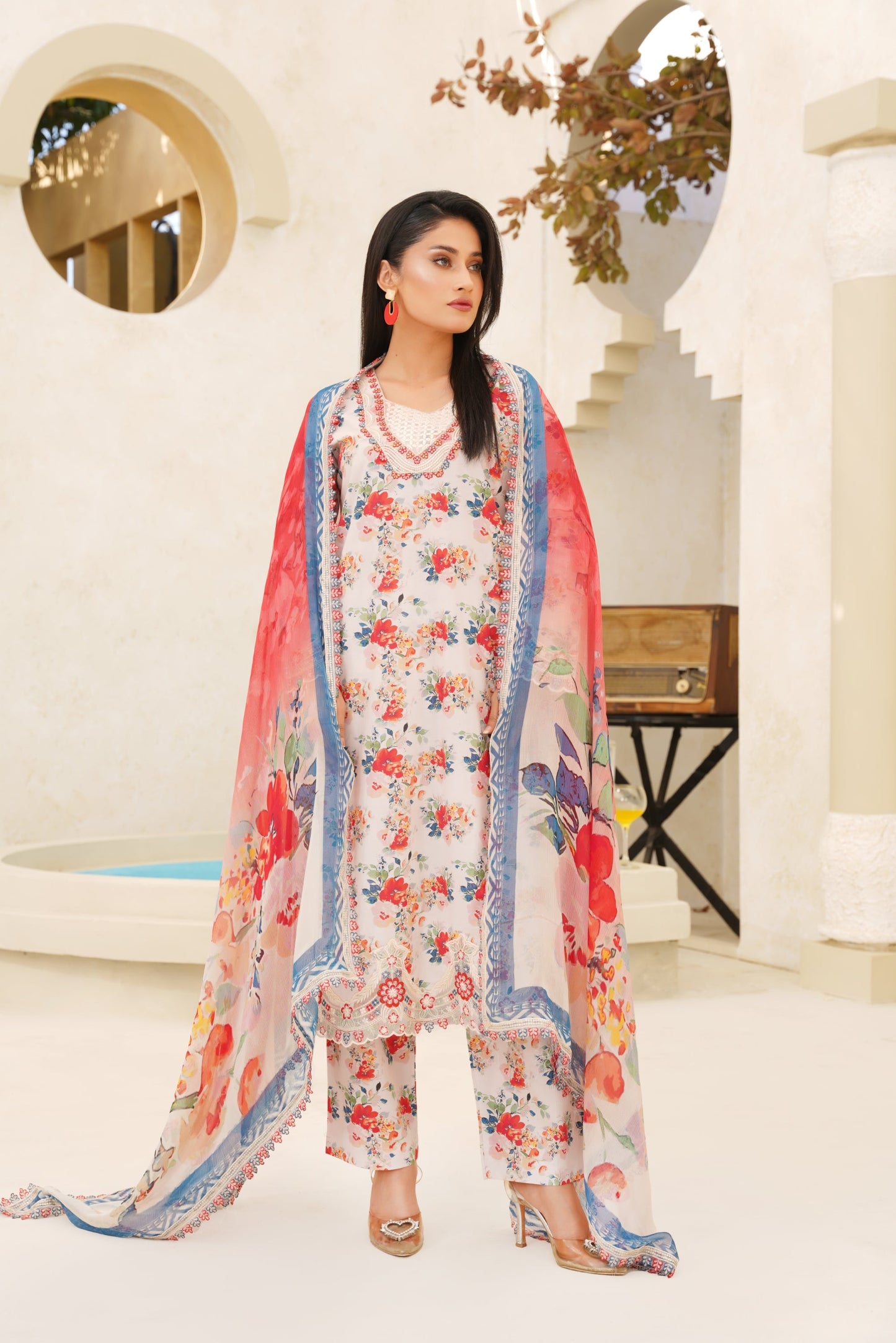Jashn-e-Baharan J-06 | Emb & Printed