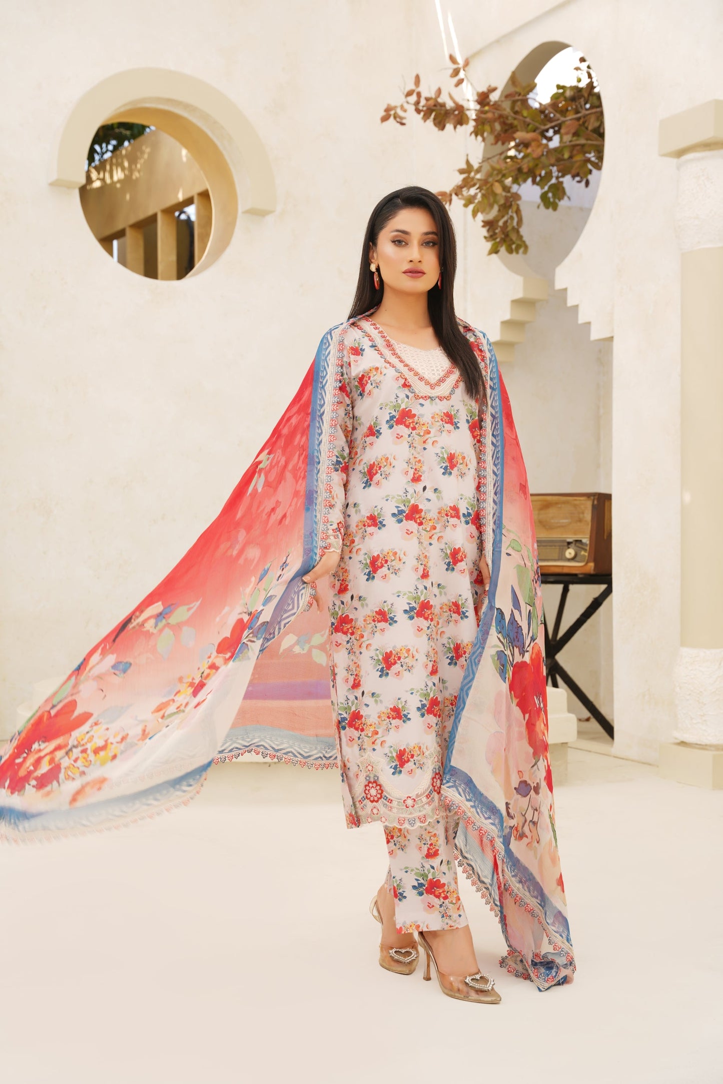 Jashn-e-Baharan J-06 | Emb & Printed