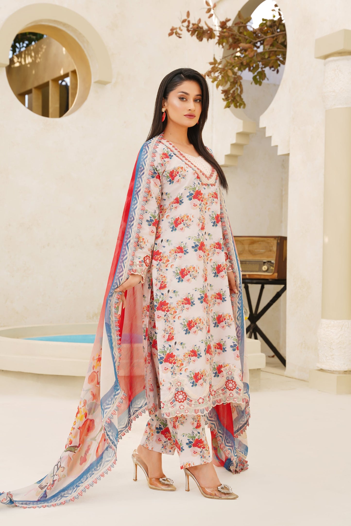 Jashn-e-Baharan J-06 | Emb & Printed