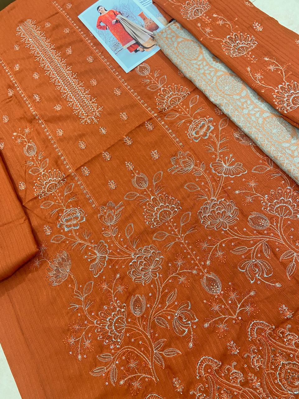 Ayfer By Anaya Noor 3-Pcs Marina Jacquard