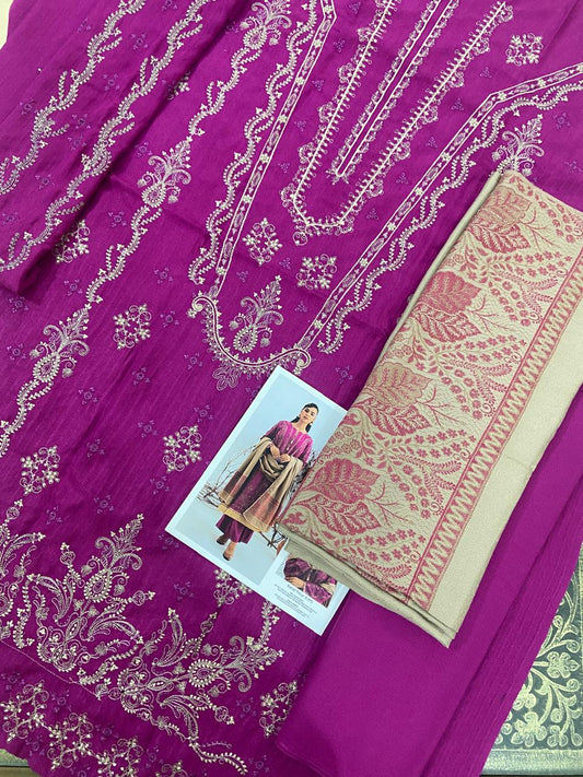 Ayfer By Anaya Noor 3-Pcs Marina Jacquard