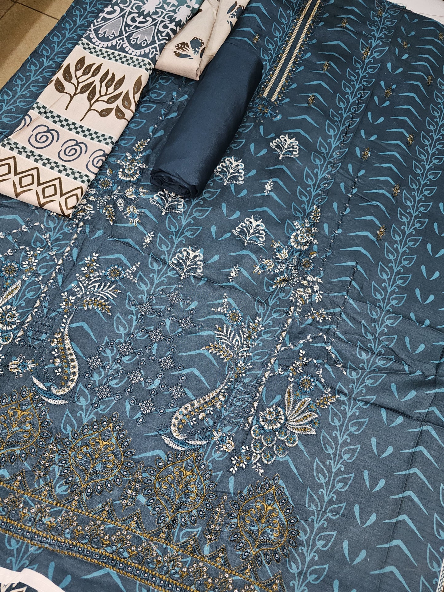 Falak by Anaya Noor Viscose bana Doria-3PC