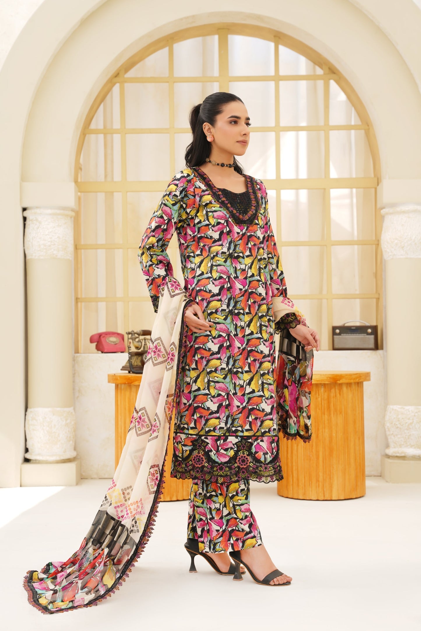 Jashn-e-Baharan J-01 | Emb & Printed