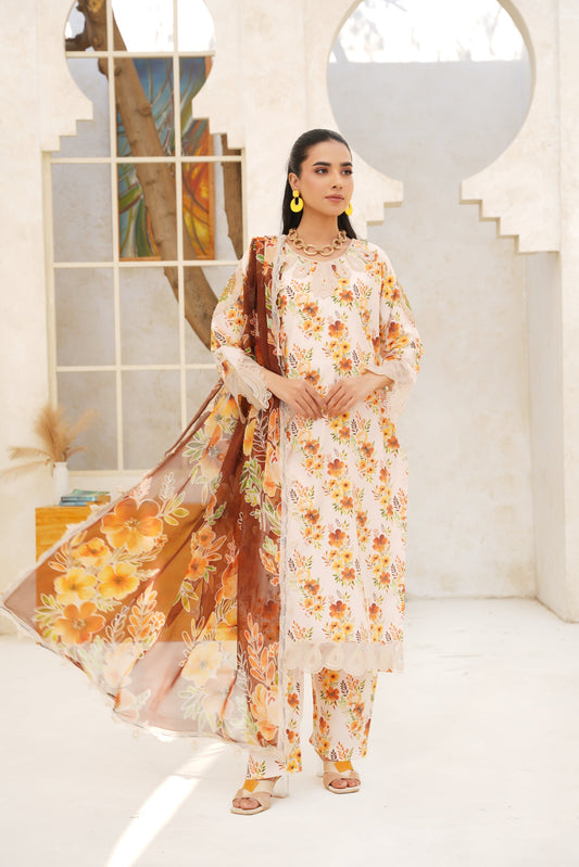 Jashn-e-Baharan J-14 | Emb & Printed