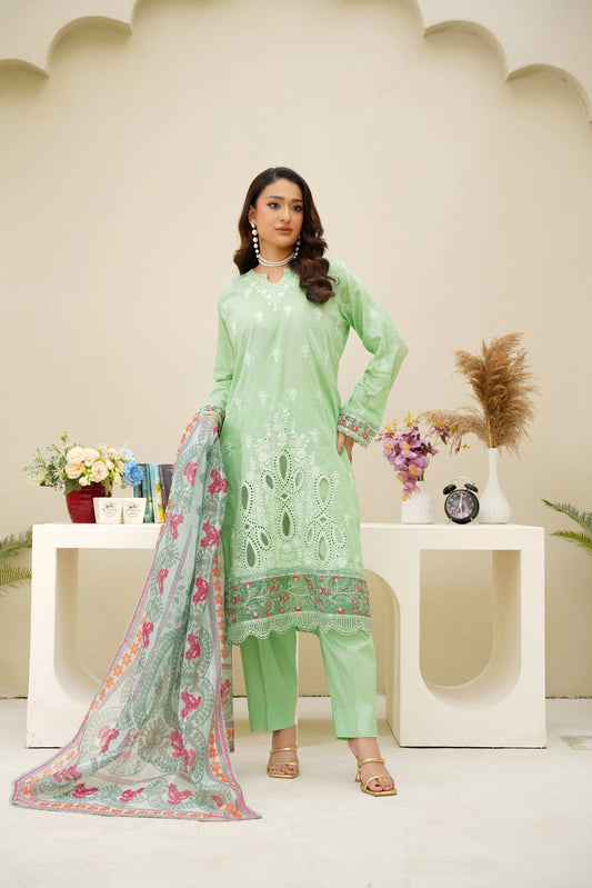 Virsa A-02 | Chikankari Lawn 3PC