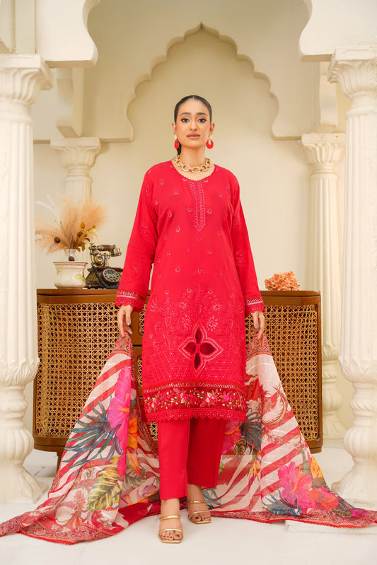 Virsa A-07 | Chikankari Lawn 3PC