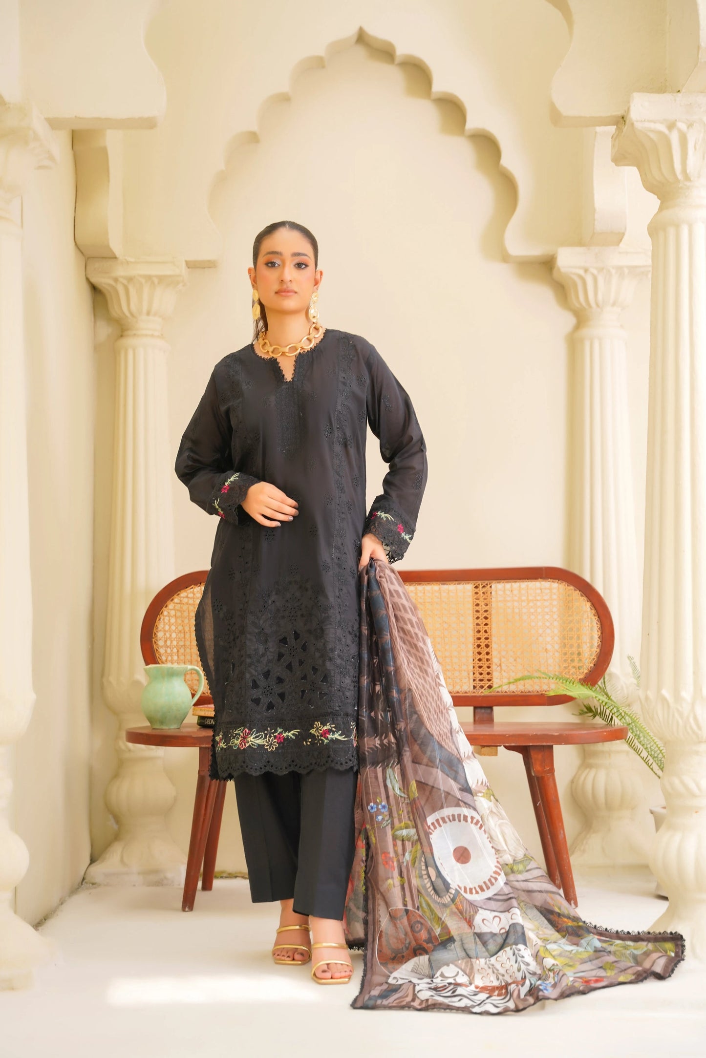 Virsa A-8 | Chikankari Lawn 3PC