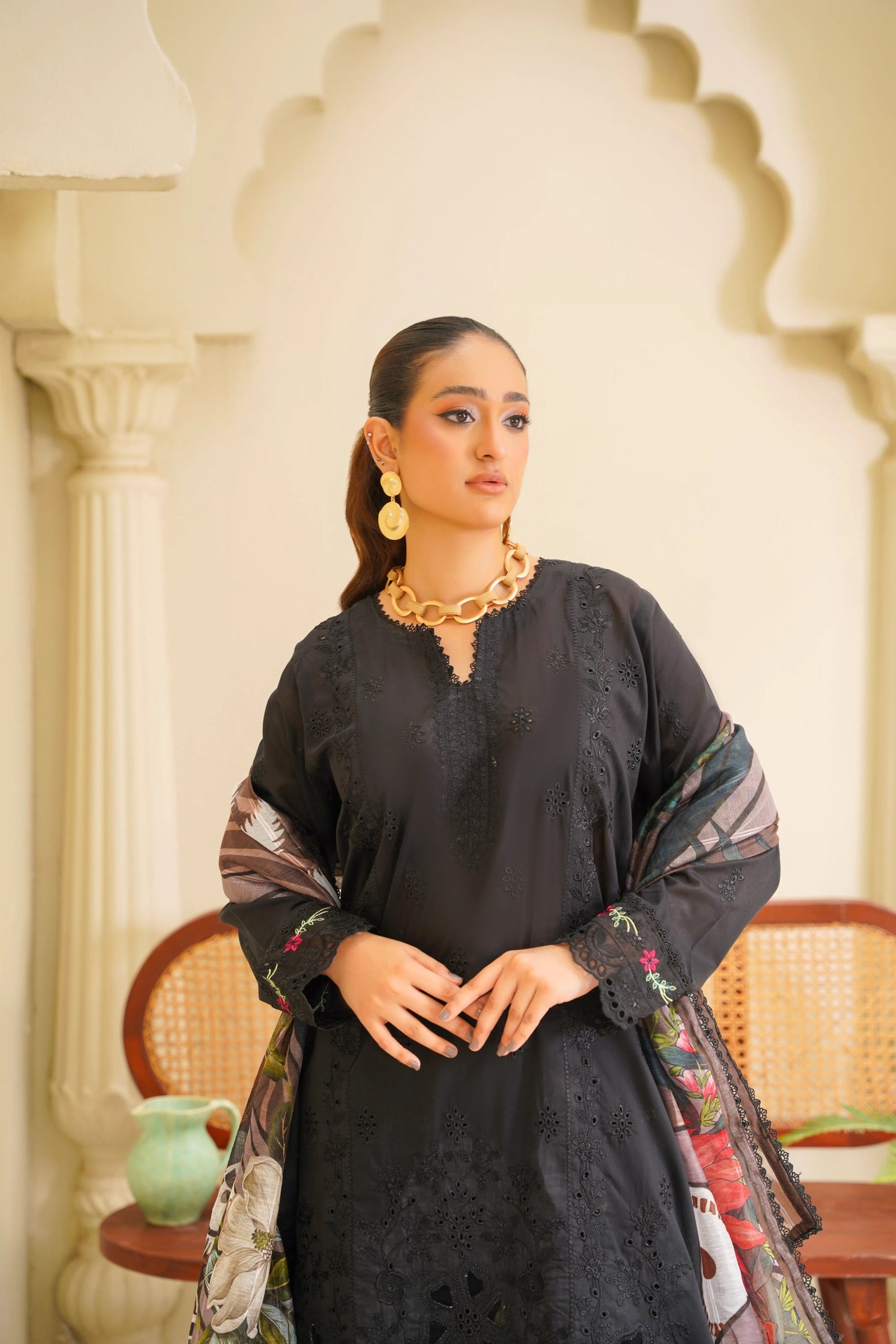 Virsa A-8 | Chikankari Lawn 3PC