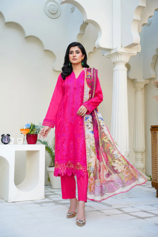 Virsa A-13 | Chikankari Lawn 3PC