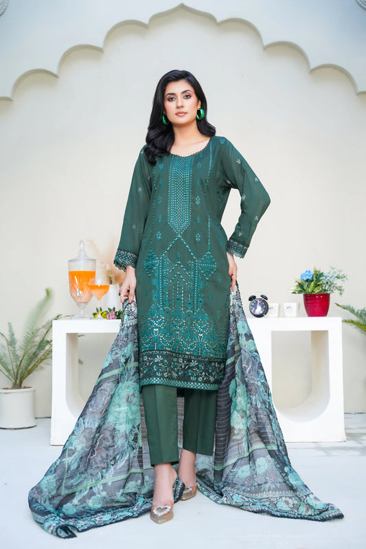 Virsa A-14 | Chikankari Lawn 3PC