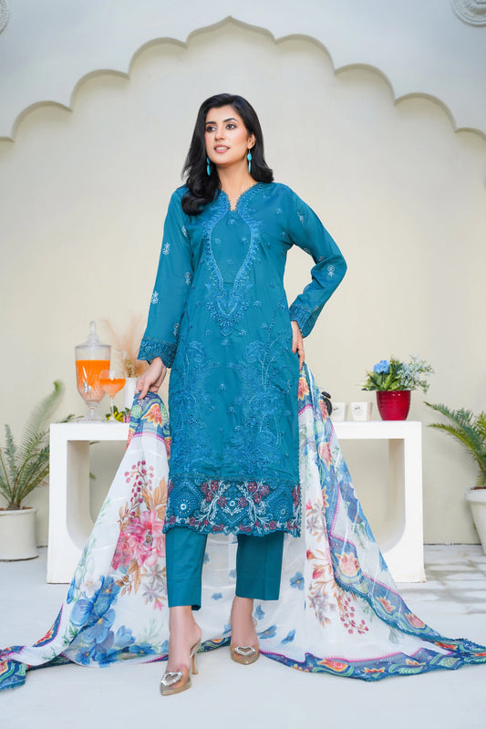 Virsa A-15 | Chikankari Lawn 3PC