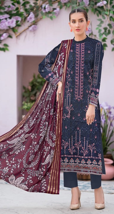 Cimrim Print Emb Lawn-3PC
