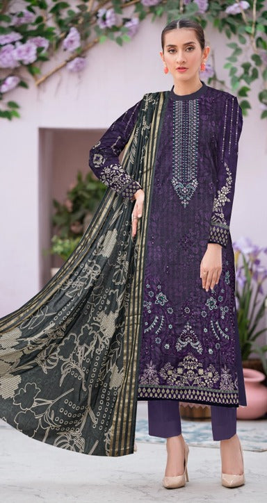 Cimrim Print Emb Lawn-3PC