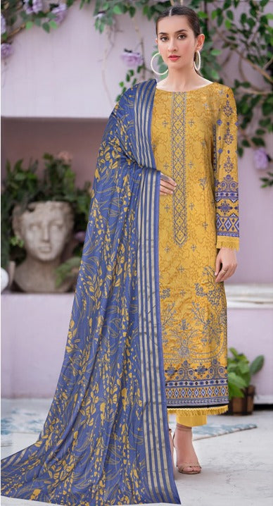 Cimrim Print Emb Lawn-3PC