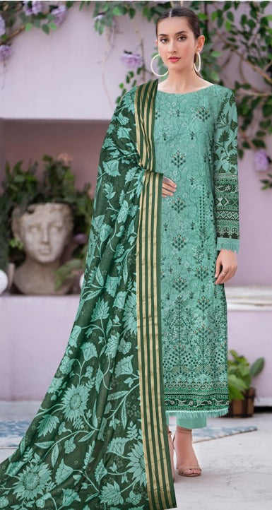 Cimrim Print Emb Lawn-3PC
