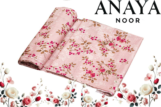 Anaya All Over Print Khaddar Shirt&Trouser-2PC