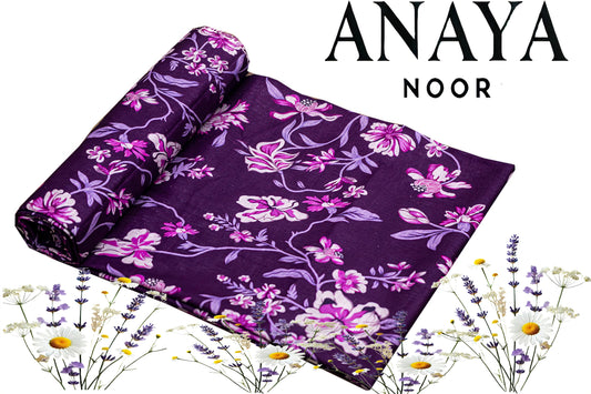 Anaya All Over Print Khaddar Shirt&Trouser-2PC