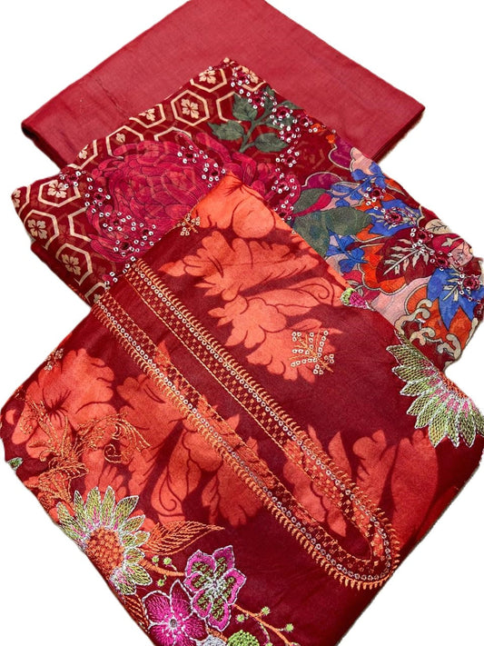 Anaya Emb Lawn-3PC