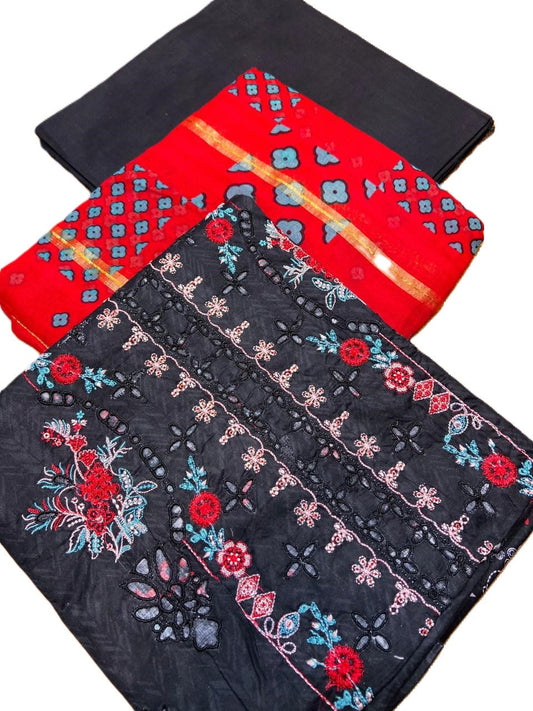 Anaya Emb Lawn-3PC