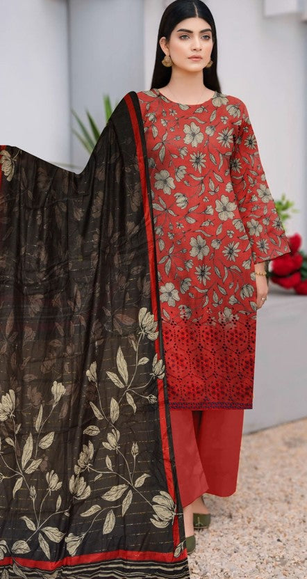 MaheRooh Emb Lawn-3PC