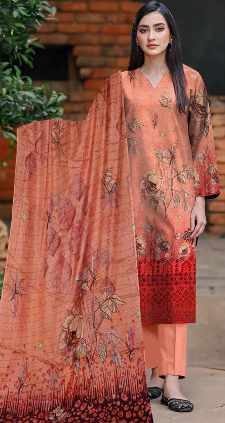 MaheRooh Emb Lawn-3PC